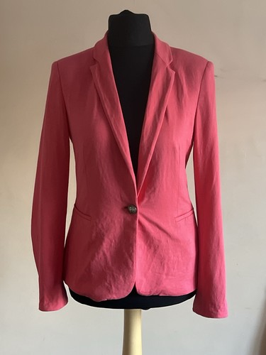 Zara women pale pink blazer - pink,