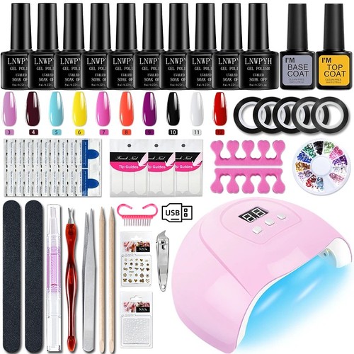 Gel nail polish - gel, uv