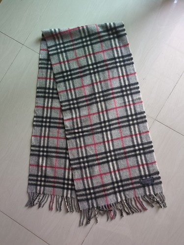 Burberry cashmere large scarf - burberry,
