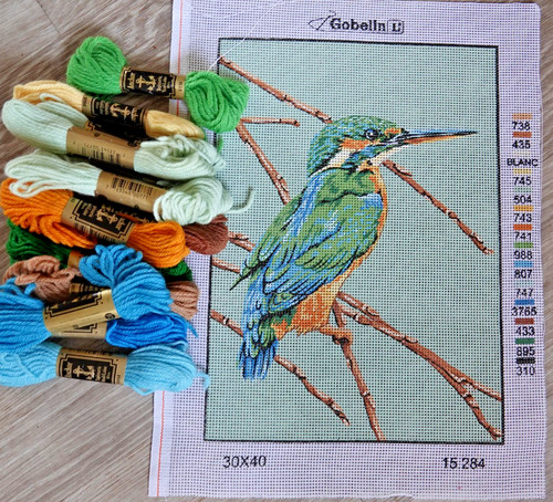 Vintage gobelln tapestry - vintage, kit