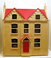 Pintoy (John Crane) Large Wooden Dolls House with 3 Floors