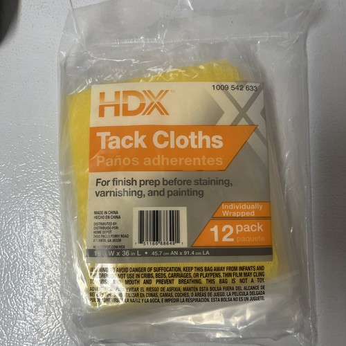 Hdx tack cloths - tack, pack-