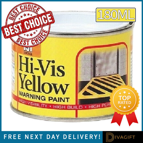 Yellow warning paint vis - yellow, hi-vis