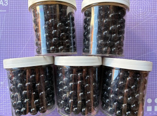 175 tub black glass - black,