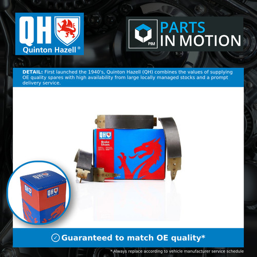 Brake shoes set - set, fits