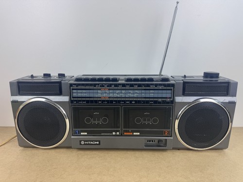 Hitachi vintage boombox - hitachi,