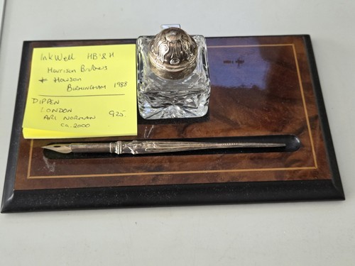 Modern silver dip - silver, pen