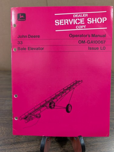 John deere operator - operator's, manual