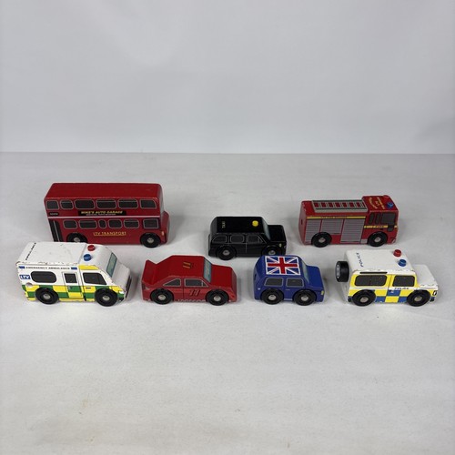 Toy van wooden - van, x7