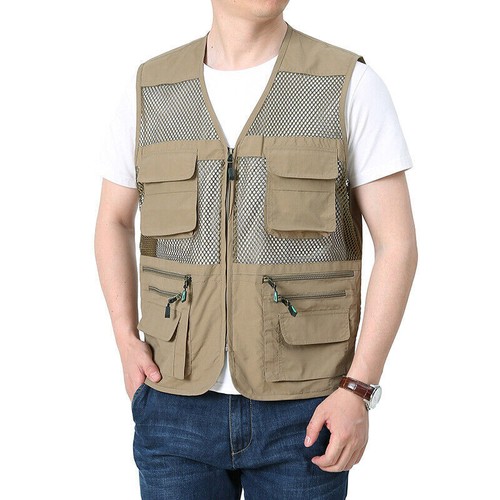 Mens mesh waistcoat combat - mens,