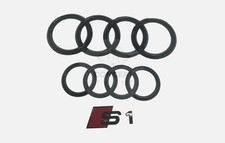 Audi S1 GLOSS BLACK BADGE SET