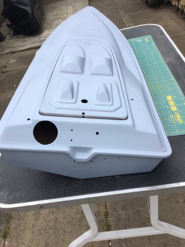 Model power boat fibre - model, boat,