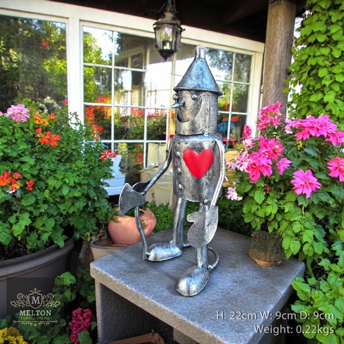 Home garden small tin man - home, &