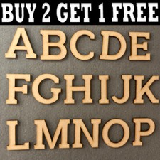 Wooden Letters & Numbers 2cm -
