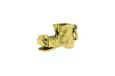 9 ct charm old boots leather