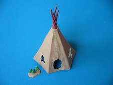Timpo: 1 Small Indian Tent Tent - Teepee Tippi - Wigwam and 1 Small green cactus