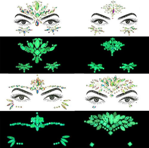 Pack face gems glow the - pack,