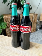 Pair of Vintage Coca Cola Metal Bottle Fridge Door Pull Handles *RARE*
