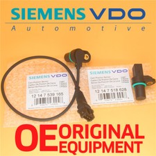 2PCS SET of  One Intake & One Exhaust Camshaft Position Sensor For BMW 325Ci X5