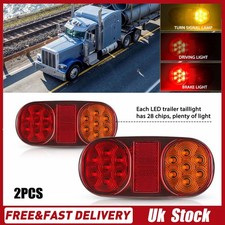 2x 12-24V Rear Stop Tail LED