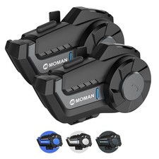 MOMAN Intercom H2 Bluetooth Motorcycle Headset, Wired