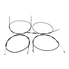Bowden cable set black for
