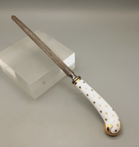 Vintage sharpening steel with - vintage,