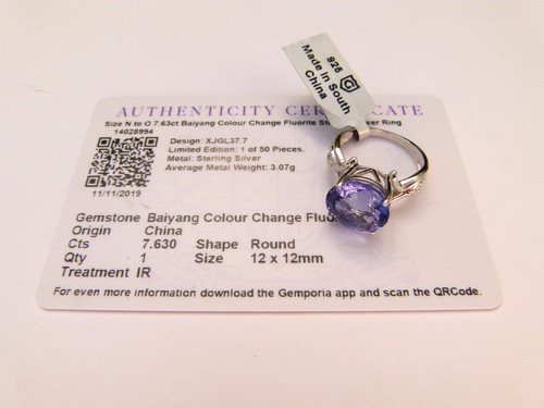 Gemporia 63ct baiyang colour - baiyang,