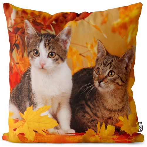 Cats autumn cushion cover cat - autumn,