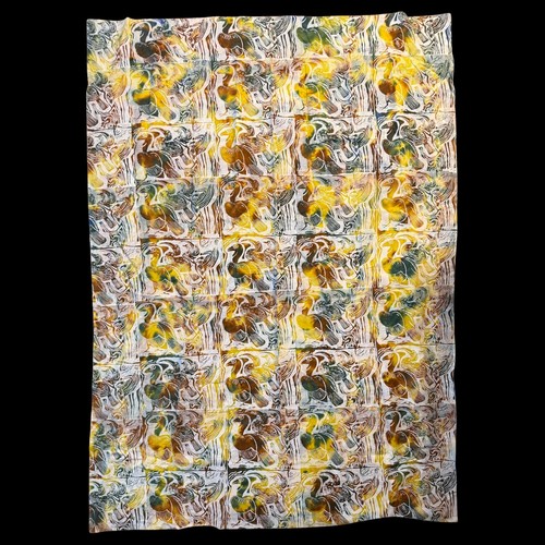 African batik wall hanging - batik,