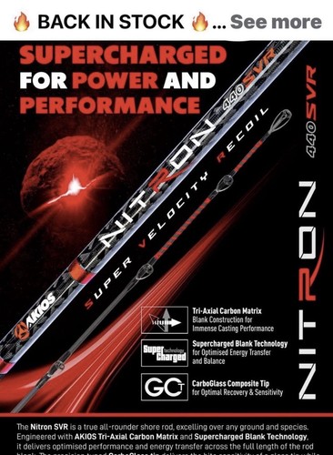 Akios nitron 440svr rod - akios,
