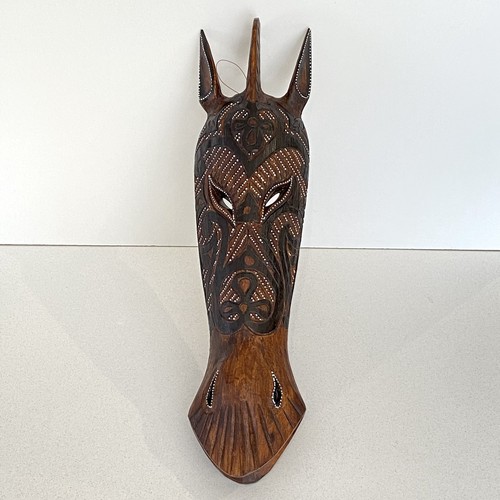 Wooden giraffe carved - wooden,