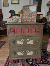 Hand Painted Vintage Folk Art