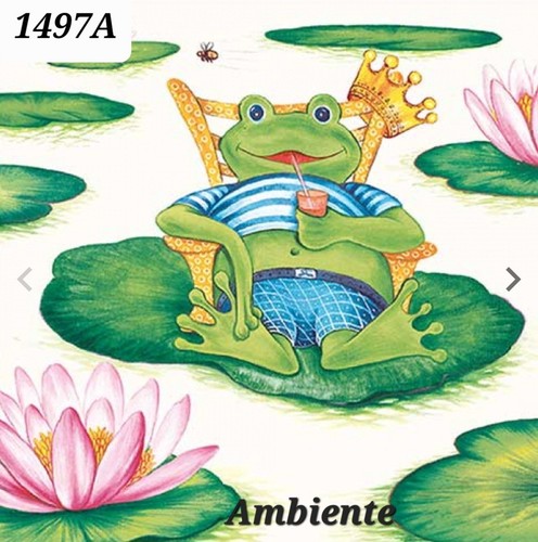 Frogs mixed paper - 4, x