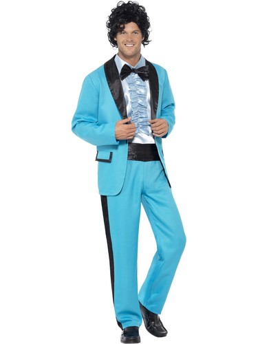 80s blue prom king men - 80s, men's