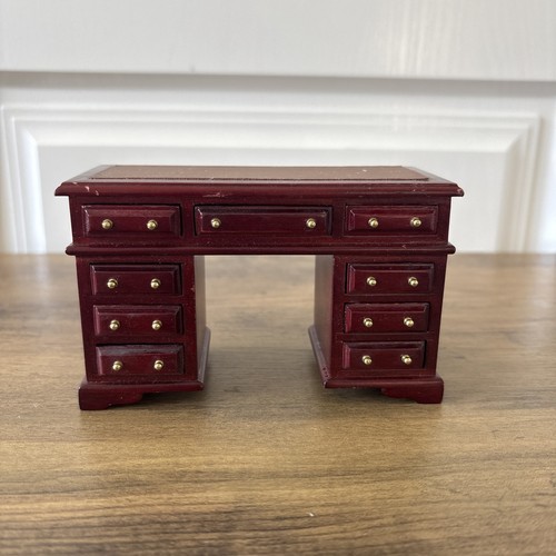 Vintage wooden writing - wooden, desk