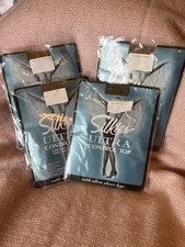 Free Postage Until 25.12.25 Four Pairs of Silkies Ultra Control Top Tights M-L