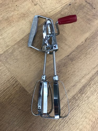Vintage metal rotary hand - rotary,