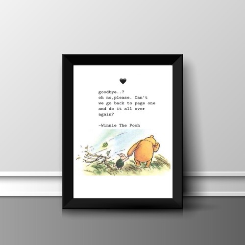Winnie the pooh print - the, a4