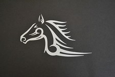 1 x 15cm TRIBAL HORSE PONY STICKERS DECALS CAR TRAILER HORSEBOX HORSES 