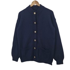 VINTAGE GUERNSEY WOOL Cardigan