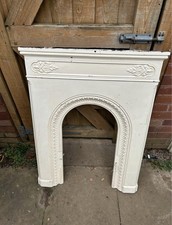Cast iron vintage fire place
