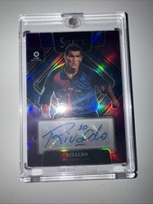 Rivaldo Barcelona Auto Panini Select La Liga Auto 20/20 Rare Card Legend
