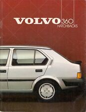 Volvo 360 Hatchbacks 1984-85 UK Market Sales Brochure 300-Series GLS GLT