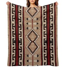 The Eternal Navajo Pattern Throw Blanket