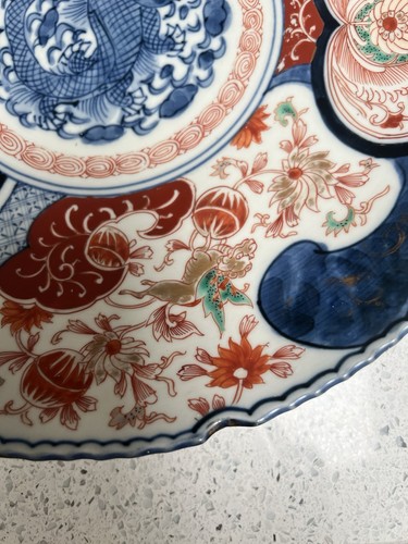 Antique japanese imari charger - imari,