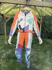 Kushitani Hamamatsu Motorcycle Road Racing Leathers Japan Vintage USA46/EU52