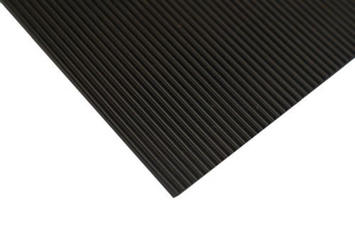 Fine fluted ribbed rubber - ribbed,