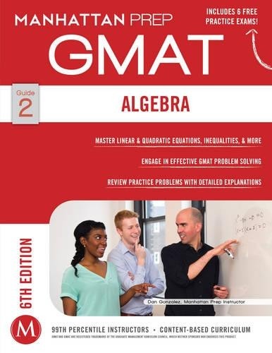 Algebra gmat strategy guide - algebra,