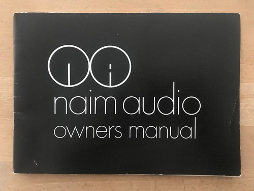 Naim audio owners manual - naim,